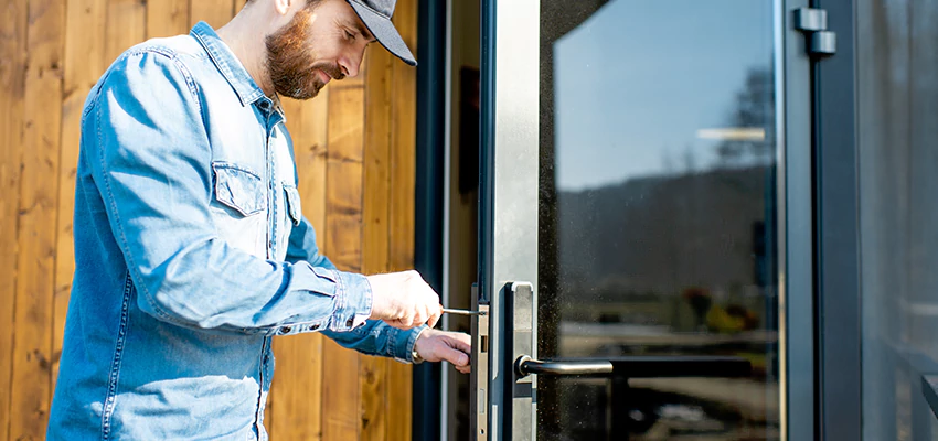 Frameless Glass Storefront Door Locks Replacement in Westmont, IL